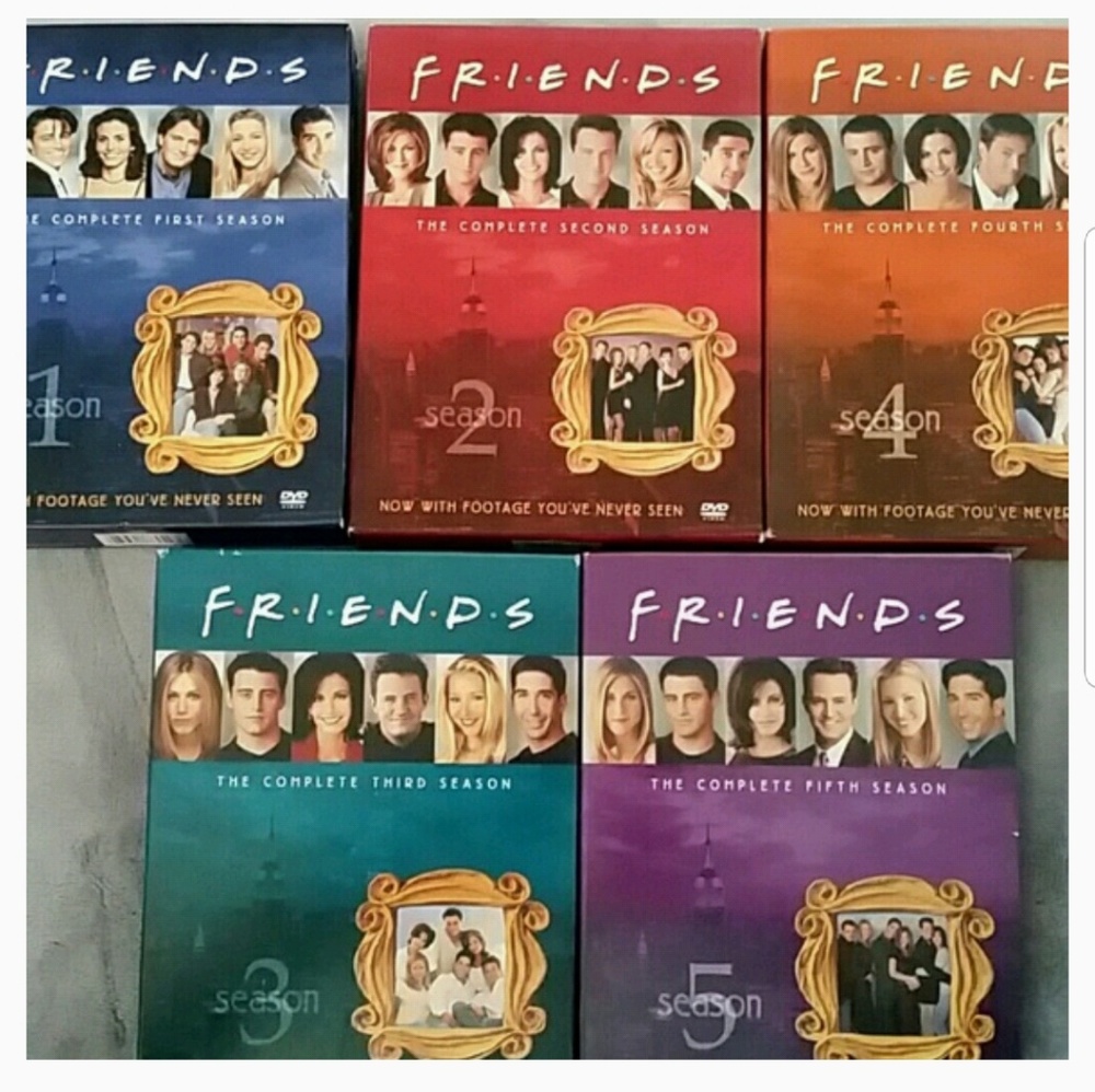 Friends DVD collection of season 1-5